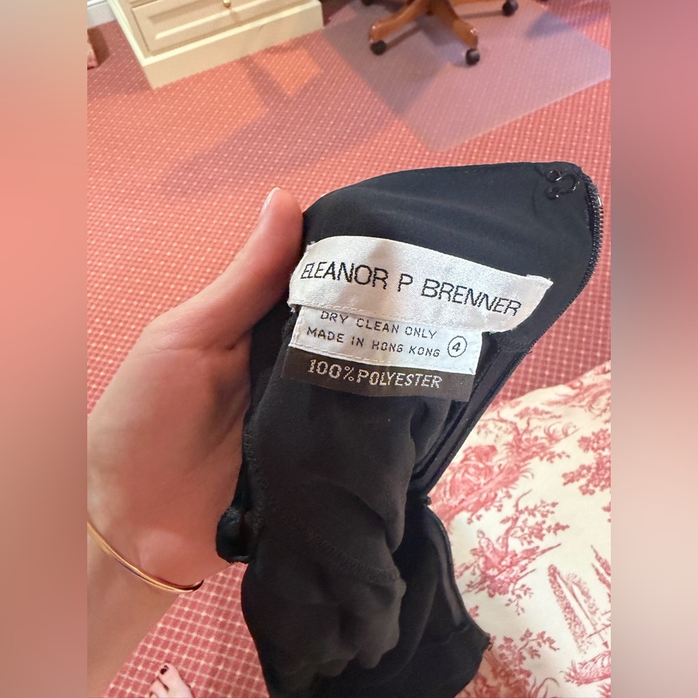 Eleanor P Brenner Black Garment pant size 4 - Picture 3 of 4